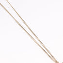 CHANEL COCO Mark Necklace Metal Gold Tone CC Auth yk21103M-4