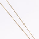 CHANEL COCO Mark Necklace Metal Gold Tone CC Auth yk21103M-5
