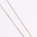CHANEL COCO Mark Necklace Metal Gold Tone CC Auth yk21103M-6
