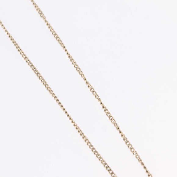 CHANEL COCO Mark Necklace Metal Gold Tone CC Auth yk21103M