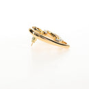 CHANEL Heart COCO Mark Pierce Metal Gold Tone CC Auth yk21104M-12