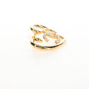 CHANEL Heart COCO Mark Pierce Metal Gold Tone CC Auth yk21104M-4