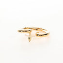 CHANEL Heart COCO Mark Pierce Metal Gold Tone CC Auth yk21104M-6