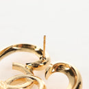 CHANEL Heart COCO Mark Pierce Metal Gold Tone CC Auth yk21104M-7