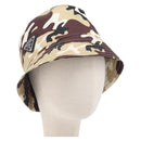 PRADA Camouflage Bucket Hat Nylon M Brown Auth yk21105V-1