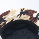 PRADA Camouflage Bucket Hat Nylon M Brown Auth yk21105V-13