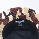 PRADA Camouflage Bucket Hat Nylon M Brown Auth yk21105V-14