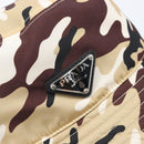 PRADA Camouflage Bucket Hat Nylon M Brown Auth yk21105V-6