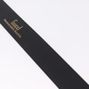 GUCCI Belt Leather 33.9 Black Gold Auth yk21106V-15