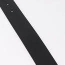 GUCCI Belt Leather 33.9 Black Gold Auth yk21106V-18
