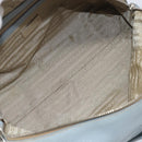 PRADA Hand Bag Leather 2way Blue Silver Auth yk21107A-19
