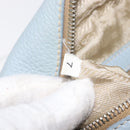 PRADA Hand Bag Leather 2way Blue Silver Auth yk21107A-25