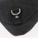GUCCI GG Canvas Abbey Hand Bag Black Silver 268637 Auth yk21109V-12