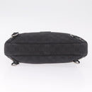 GUCCI GG Canvas Abbey Hand Bag Black Silver 268637 Auth yk21109V-9