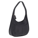 Coach Ergo Shoulder Bag Leather Black Gold Auth yk21122A-1