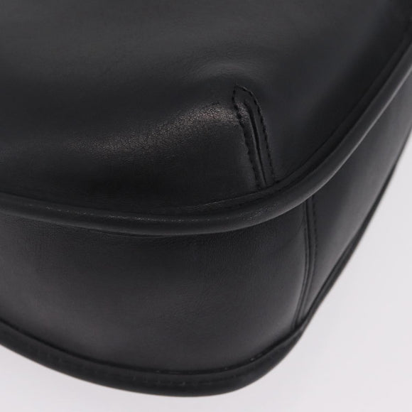 Coach Ergo Shoulder Bag Leather Black Gold Auth yk21122A