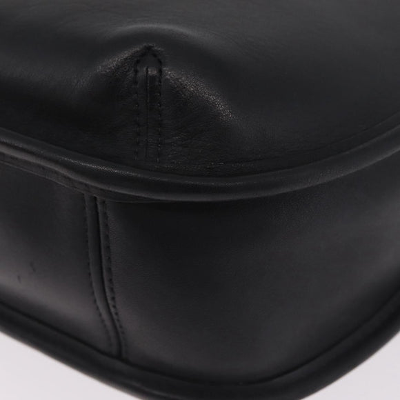 Coach Ergo Shoulder Bag Leather Black Gold Auth yk21122A