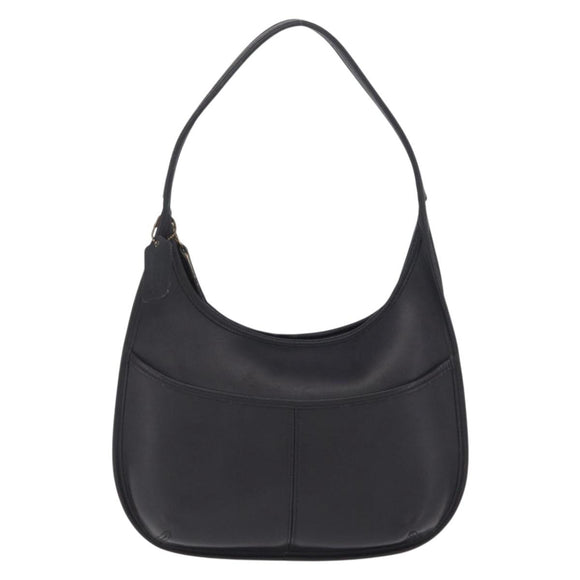 Coach Ergo Shoulder Bag Leather Black Gold Auth yk21122A