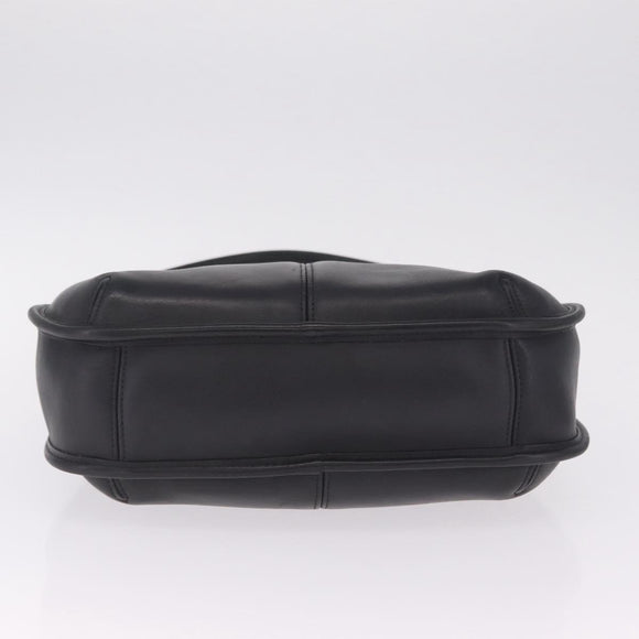 Coach Ergo Shoulder Bag Leather Black Gold Auth yk21122A
