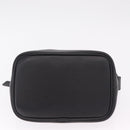 Coach Hand Bag Leather Black Gold Auth yk21124A-10