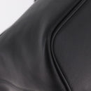 Coach Hand Bag Leather Black Gold Auth yk21124A-13