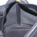 Coach Hand Bag Leather Black Gold Auth yk21124A-19
