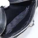 Miu Miu Matelasse Bijoux Shoulder Bag Leather 2way Black Silver Auth yk21143SAM-23