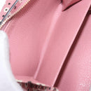Miu Miu Wallet Leather Pink Gold Auth yk21144M-23
