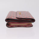 Miu Miu Wallet Leather Pink Gold Auth yk21144M-4