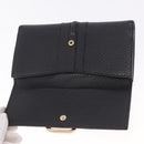 GUCCI Long Wallet Leather Black Gold 131847 Auth yk21145V-13