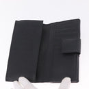 GUCCI Long Wallet Leather Black Gold 131847 Auth yk21145V-16