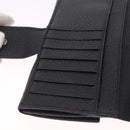 GUCCI Long Wallet Leather Black Gold 131847 Auth yk21145V-22