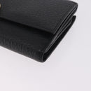 GUCCI Long Wallet Leather Black Gold 131847 Auth yk21145V-9