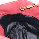 Miu Miu Tote Bag Leather 2way Red Gold Auth yk21146V-20