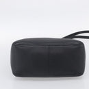 PRADA Hand Bag Leather 2way Black Gold Auth yk21147V-12