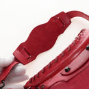 Balenciaga The First Hand Bag Leather 2way Red 103208 Auth yk21151M-10