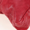 Balenciaga The First Hand Bag Leather 2way Red 103208 Auth yk21151M-16