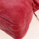Balenciaga The First Hand Bag Leather 2way Red 103208 Auth yk21151M-17