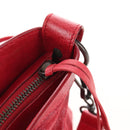 Balenciaga The First Hand Bag Leather 2way Red 103208 Auth yk21151M-20