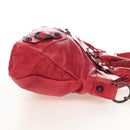 Balenciaga The First Hand Bag Leather 2way Red 103208 Auth yk21151M-5