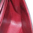 CHANEL Mademoiselle Big COCO Mark Chain ShoulderBag Lamb Skin Black Auth yk4080A-22