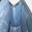 GUCCI GG Canvas Sherry Line Clutch Bag Navy Red Auth yk4501-17