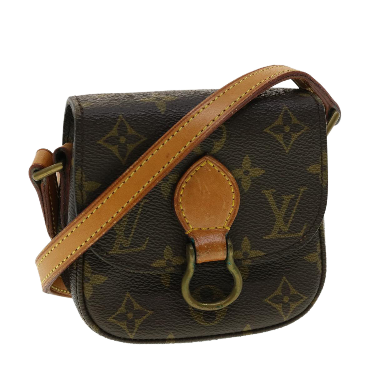 LOUIS VUITTON Monogram Bebe Saint Cloud Shoulder Bag M51245 LV Auth yk5506B