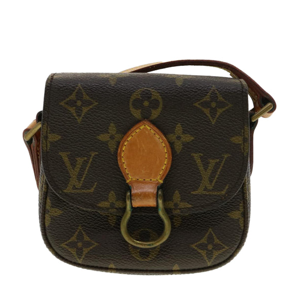 LOUIS VUITTON Monogram Bebe Saint Cloud Shoulder Bag M51245 LV Auth yk5506B