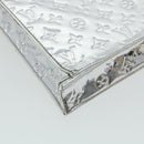 LOUIS VUITTON Monogram Miroir Sac Plat Hand Bag Silver M40269 LV Auth yk5783-15