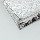 LOUIS VUITTON Monogram Miroir Sac Plat Hand Bag Silver M40269 LV Auth yk5783-17