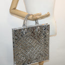 LOUIS VUITTON Monogram Miroir Sac Plat Hand Bag Silver M40269 LV Auth yk5783-21