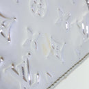 LOUIS VUITTON Monogram Miroir Sac Plat Hand Bag Silver M40269 LV Auth yk5783-3