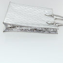 LOUIS VUITTON Monogram Miroir Sac Plat Hand Bag Silver M40269 LV Auth yk5783-4