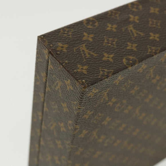 LOUIS VUITTON Monogram Jewelry Box LV Auth yk5857SA